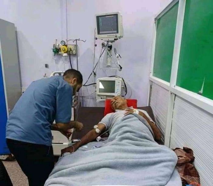 إصابة نجم منتخب اليمن بذبحة صدرية