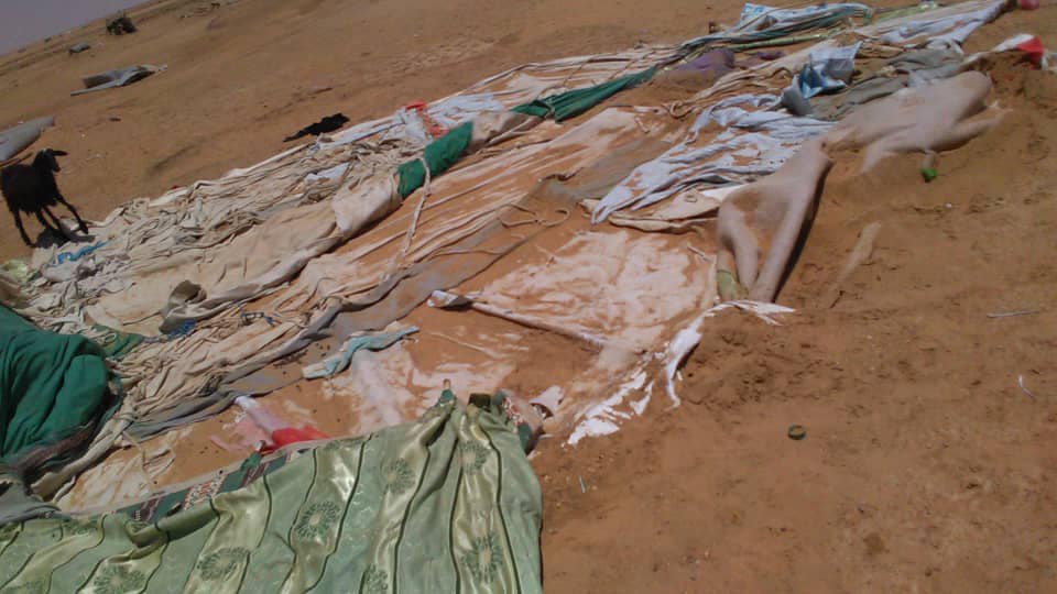 تقرير حكومي: 3 ألف أسرة نازحة فقدت منازلها خلال اليومين الماضيين